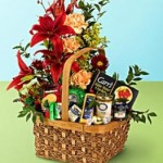Buy online: Floral Gourmet Basket Floral Gourmet Basket