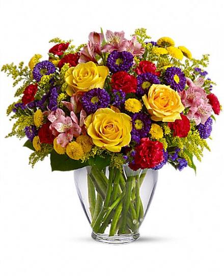 Brighten Your Day Flowers in Vase - BF4189