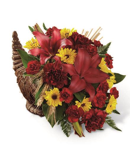 Fall Harvest Cornucopia by FTD - BF2191