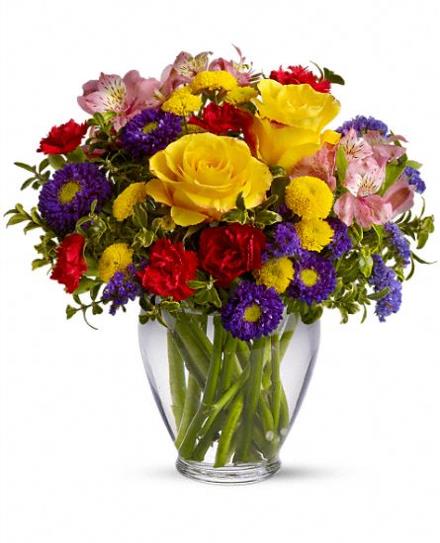 Brighten Your Day Flowers in Vase - BF4189