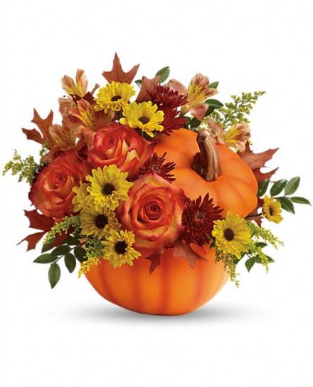 Warm Fall Wishes Pumpkin by Teleflora - BF6639