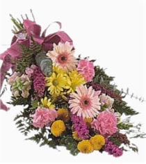 Fresh Cut Flower Bouquets - Hand Tied Gift Wrapped Bouquet Includes Gerbera No Vase - CF2 Photo of Hand Tied Gift Wrapped Bouquet Includes Gerbera No Vase - CF2
