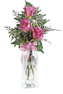 Valentines Day Flowers - Delight Rose Bud Vase - D5-3484 Photo of Delight Rose Bud Vase - D5-3484