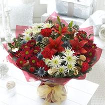International Destinations - Christmas Cracker Hand-tied No Vase - 500201 Photo of Christmas Cracker Hand-tied No Vase - 500201