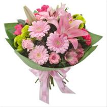 Fresh Cut Flower Bouquets - Bouquet of Bright Mixed Blooms - AUS378 Photo of Bouquet of Bright Mixed Blooms - AUS378