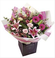 Fresh Cut Flower Bouquets - Pink Radiance Hand-tied Fresh Flowers - 500345 Photo of Pink Radiance Hand-tied Fresh Flowers - 500345