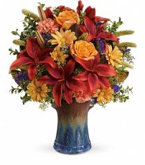 Fall Flowers and Plants - Teleflora's Glaze Of Glory Bouquet - T14T200 Photo of Teleflora's Glaze Of Glory Bouquet - T14T200