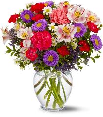 Order Flowers in Vase - Classical Floral Design with Vase - TF46-2 Photo of Classical Floral Design with Vase - TF46-2