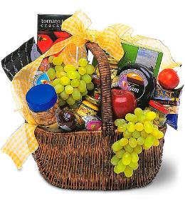 Christmas Corporate Gifts - Gourmet Picnic Gift Basket - TF157-1 Photo of Gourmet Picnic Gift Basket - TF157-1