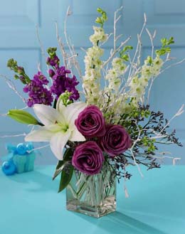 Sympathy Flower Delivery - Burst of Light Bouquet - B16-4122 Photo of Burst of Light Bouquet - B16-4122