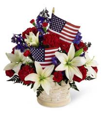 Independence Day July4th - The FTD American Glory Bouquet - B30-4433 Photo of The FTD American Glory Bouquet - B30-4433