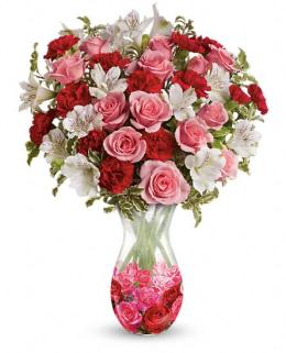 Valentines Day Flowers - Rose Posy by Telefora - 13V400 Photo of Rose Posy by Telefora - 13V400