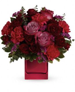 Valentines Gifts Men - Teleflora's Ruby Rapture Bouquet - TEV23-1 Photo of Teleflora's Ruby Rapture Bouquet - TEV23-1