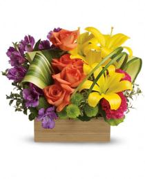 Sympathy Flowers - Teleflora's Shades Of Brilliance Bouquet - TEV32-3 Photo of Teleflora's Shades Of Brilliance Bouquet - TEV32-3