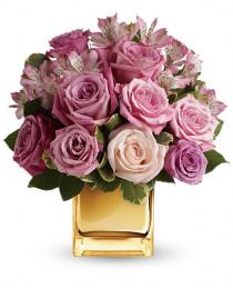 Yellow Roses - A Radiant Romance by Teleflora - TEV16-3 Photo of A Radiant Romance by Teleflora - TEV16-3
