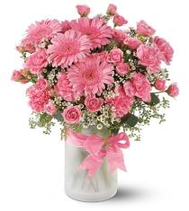 Vase Arrangements - Pink Galore - TFWEB155 Photo of Pink Galore - TFWEB155