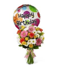 Send Birthday Flowers - The FTD Birthday Cheer Bouquet - D4-4902 Photo of The FTD Birthday Cheer Bouquet - D4-4902