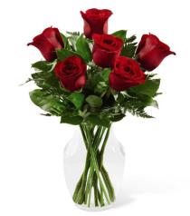 Yellow Roses - FTD Simply Enchanting Rose Bouquet - E4-4822 Photo of FTD Simply Enchanting Rose Bouquet - E4-4822