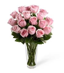 Pink Roses - The Long Stem Pink Rose Bouquet by FTD® - E8-4304 Photo of The Long Stem Pink Rose Bouquet by FTD® - E8-4304