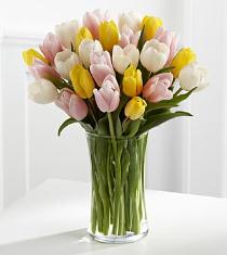 Order Birthday Flowers Online - Sunset Escape Tulip Bouquet FTD - FB85 Photo of Sunset Escape Tulip Bouquet FTD - FB85