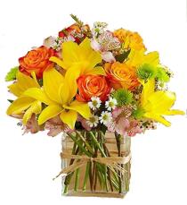 Any Time Same Day - Bright and Cheery Floral Burst - 800CU Photo of Bright and Cheery Floral Burst - 800CU