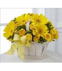 Wicker Basket Flowers - The FTD Uplifting Moments Basket - C3-4406 Photo of The FTD Uplifting Moments Basket - C3-4406