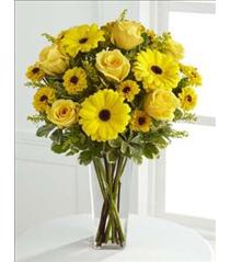 Vase Arrangements - Daylight Yellow Bouquet Vased FTD - C3-4431 Photo of Daylight Yellow Bouquet Vased FTD - C3-4431