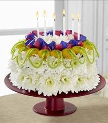 Order Birthday Flowers Online - The FTD Bright Days Ahead Floral Cake - D3-4901 Photo of The FTD Bright Days Ahead Floral Cake - D3-4901