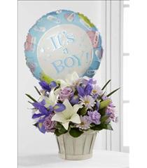 New Baby Gifts - Boys Are Best! Bouquet FTD - D7-4903 Photo of Boys Are Best! Bouquet FTD - D7-4903
