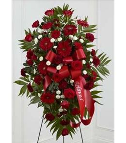 Funeral Floral Arrangements - The FTD Treasured Memories Standing Spray - S14-4467 Photo of The FTD Treasured Memories Standing Spray - S14-4467
