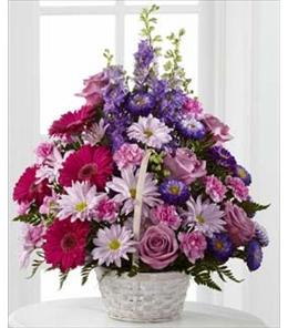 Valentines Day Flowers - The FTD Pastel Peace Basket - S29-4503 Photo of The FTD Pastel Peace Basket - S29-4503