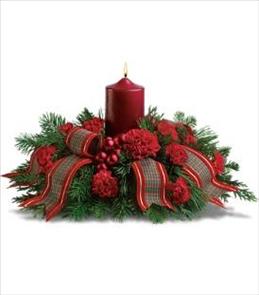 Christmas Flowers Budget - Family Celebration Centerpiece - T123-1 Photo of Family Celebration Centerpiece - T123-1