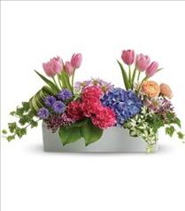 Send Spring Flowers Online - Garden Party Centerpiece - T148-3 Photo of Garden Party Centerpiece - T148-3