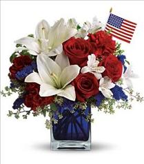 Independence Day July4th - America the Beautiful by Teleflora - T163-2 Photo of America the Beautiful by Teleflora - T163-2