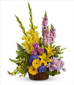 Funeral Floral Arrangements - Love's Tapestry Flowers - T218-2 Photo of Love's Tapestry Flowers - T218-2