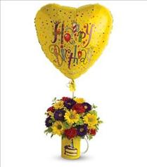 Birthday Floral Arrangements - Teleflora's Hooray for Birthday - T22-1 Photo of Teleflora's Hooray for Birthday - T22-1