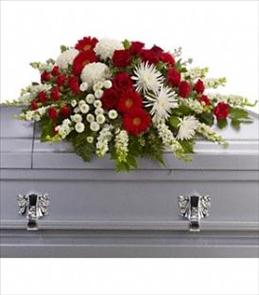 Casket Sprays - Strength and Wisdom Casket Spray - T242-3 Photo of Strength and Wisdom Casket Spray - T242-3