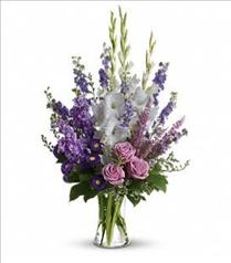 Vase Arrangements - Joyful Memory with Vase - T251-1 Photo of Joyful Memory with Vase - T251-1