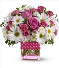 Congratulations Flowers - Teleflora's Polka Dots and Posies - T52-3 Photo of Teleflora's Polka Dots and Posies - T52-3